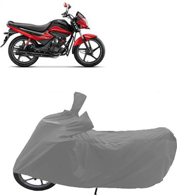 QualityBeast Two Wheeler Cover for Hero(Grey)