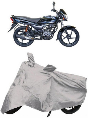 Utkarsh Two Wheeler Cover for Bajaj(Platina, Silver)