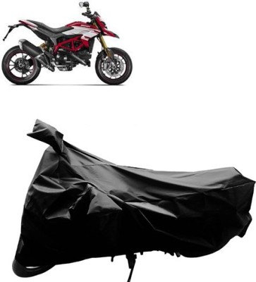 QualityBeast Two Wheeler Cover for Ducati(Black)