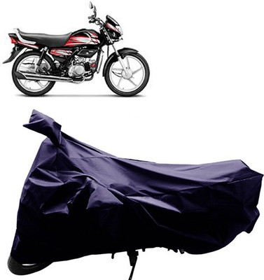 GoldRich Two Wheeler Cover for Hero(Blue)