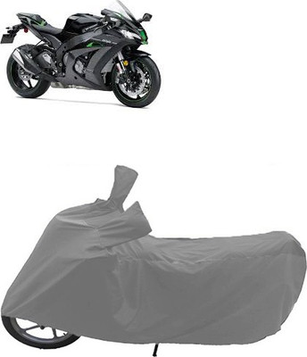 QualityBeast Two Wheeler Cover for Kawasaki(Grey)