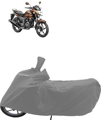 GoldRich Two Wheeler Cover for Hero(Hunk, Grey)