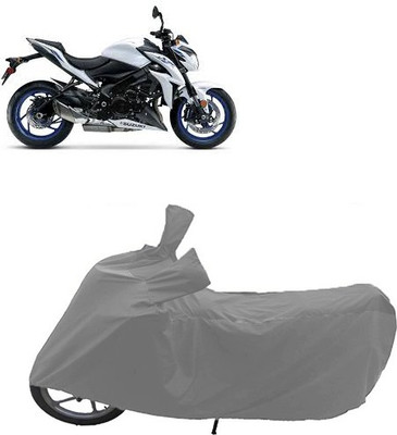 QualityBeast Two Wheeler Cover for Suzuki(Grey)
