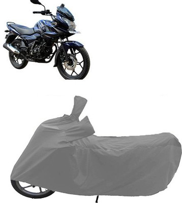 GoldRich Two Wheeler Cover for Bajaj(Grey)