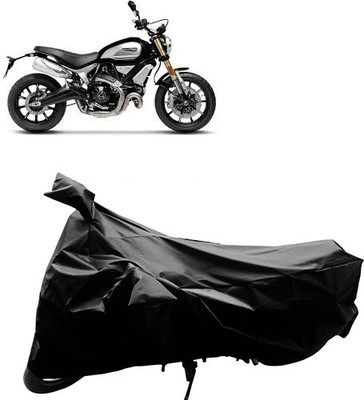 QualityBeast Two Wheeler Cover for Ducati(Black)