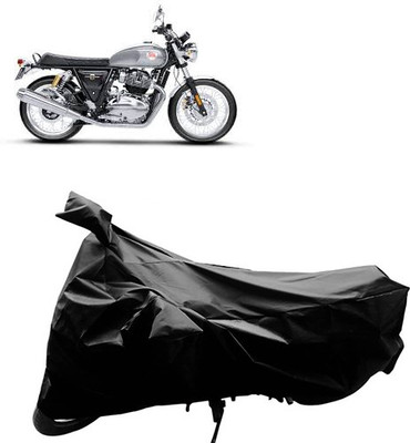 GoldRich Two Wheeler Cover for Royal Enfield(Black)