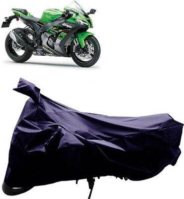 QualityBeast Two Wheeler Cover for Kawasaki(Blue)