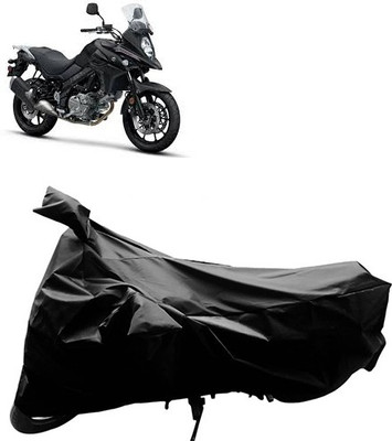 QualityBeast Two Wheeler Cover for Suzuki(Black)