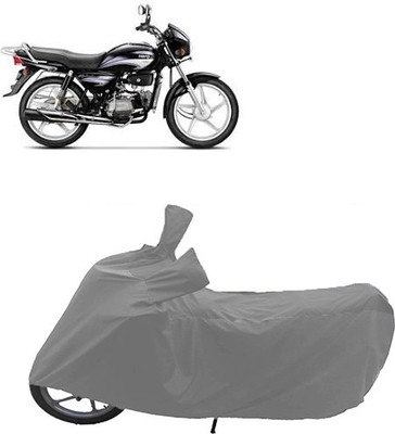 QualityBeast Two Wheeler Cover for Hero(Splendor, Grey)