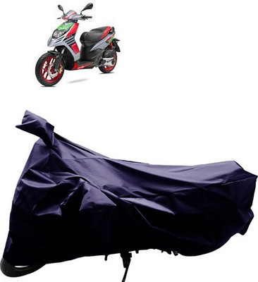 GoldRich Two Wheeler Cover for Aprilia(Blue)