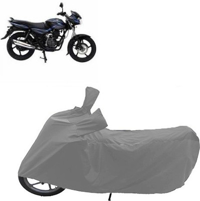 QualityBeast Two Wheeler Cover for Bajaj(Discover 100 DTS-i, Grey)