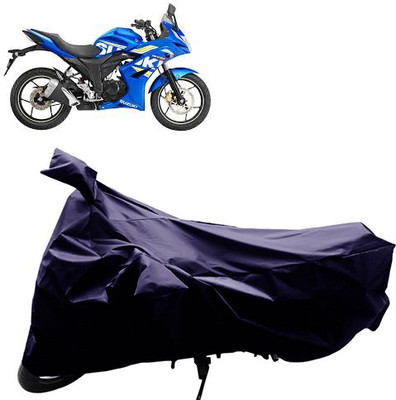 GoldRich Two Wheeler Cover for Suzuki(Blue)