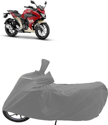 QualityBeast Two Wheeler Cover for Yamaha(Grey)