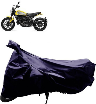 GoldRich Two Wheeler Cover for Ducati(Blue)