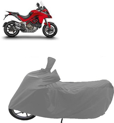 GoldRich Two Wheeler Cover for Ducati(Grey)