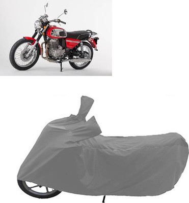 QualityBeast Two Wheeler Cover for Mahindra(Grey)