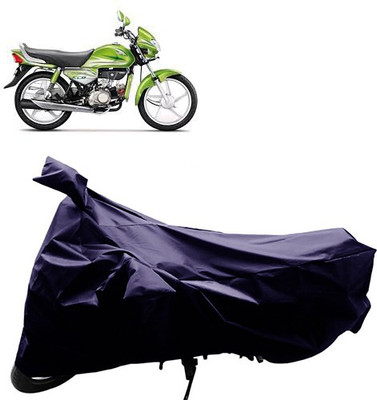 GoldRich Two Wheeler Cover for Hero(Blue)