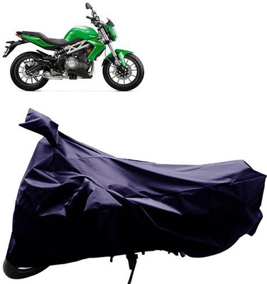QualityBeast Two Wheeler Cover for DSK Benelli(Blue)