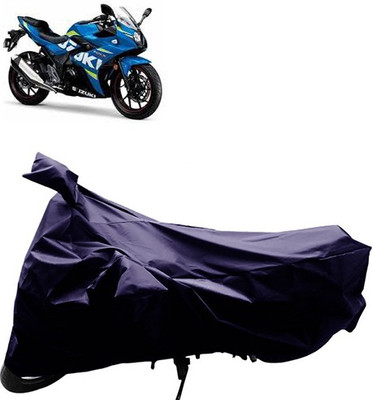 GoldRich Two Wheeler Cover for Suzuki(Blue)