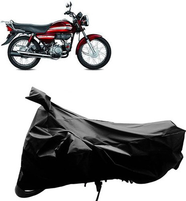 GoldRich Two Wheeler Cover for Hero(HF Dawn, Black)