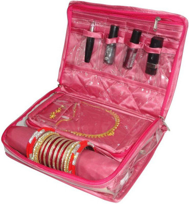 

Addyz Necklace Bangle Locker Vanity Box Vanity Box(Pink)