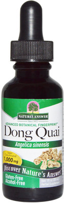 

Nature Answer Dong Quai Alcohol Free 1000 mg 1 fl oz (30 ml)(30 ml)