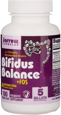 Jarrow Formulas Bifidus Balance +FOS 100 Veggie Caps (Ice)(100 No)