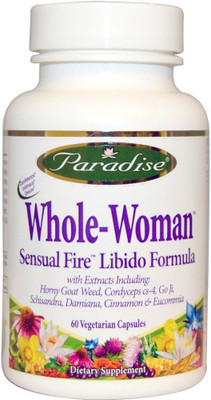 

Paradise Herbs Whole-Woman Sensual Fire Libido Formula 60 Veggie Caps(60 No)