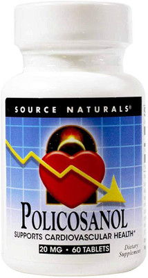 

Source Naturals Policosanol 20 mg 60 Tablets(60 No)