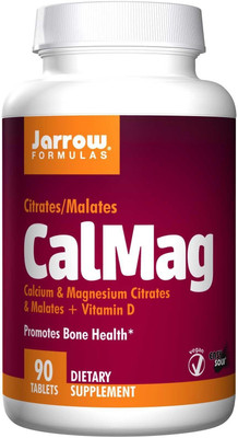 

Jarrow Formulas CalMag Citrates/Malates 90 Easy-Solv Tablets(90 No)
