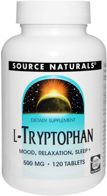 

Source Naturals L-Tryptophan 500 mg 120 Tablets(120 No)