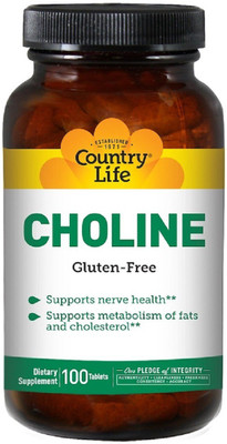 

Country Life Choline, 100 Tablets(100 No)