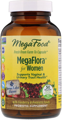 

MegaFood MegaFlora for Women 90 Capsules(90 No)