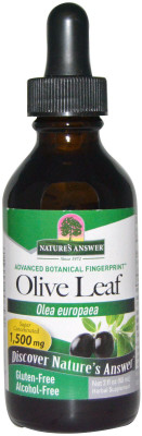 

Nature Answer Olive Leaf Alcohol-Free 1500 mg 2 fl oz (60 ml)(60 ml)