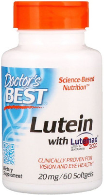 

Doctor's Best Lutein with Lutemax, 20 mg, 60 Softgels(60 No)