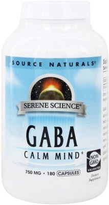 

Source Naturals GABA 750 mg 180 Capsules(180 No)