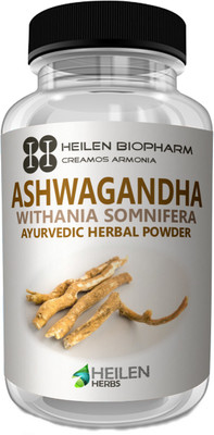 Heilen Biopharm Premium Ashwagandha Powder 100 grams Indian Ginseng / Withania somnifera(100 g)