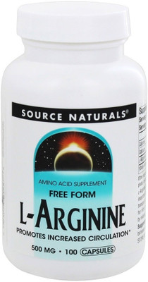 

Source Naturals L-Arginine Free Form 500 mg 100 Capsules(100 No)