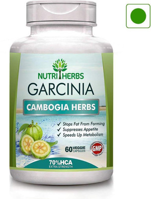 

Nutriherbs Garcinia Cambogia Capsules ( 70% HCA ) 60 Capsules(1 No)