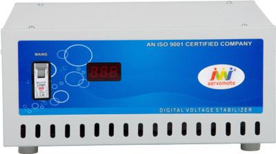 

Servomate 5 KVA Mainline Automatic Stabilizer 100% Copper (100v-500v)(Ivory)