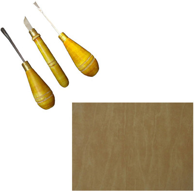 

CRAFTWAFT LINO CUTTING TOOLS & (30X25)CM LINO SHEET COMBO