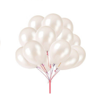 

Nivel Solid 19213 Balloon(White, Pack of 50)