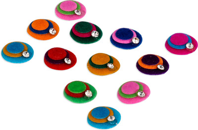 

Crystal Fancy Bindi Women Multicolor Bindis(Velvet)