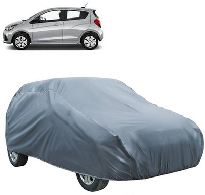A+ RAIN PROOF Car Cover For Chevrolet Spark (Without Mirror Pockets)(Silver)