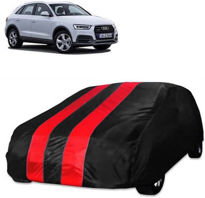 Purpleheart Car Cover For Audi Q3 (Without Mirror Pockets)(Red, Black)