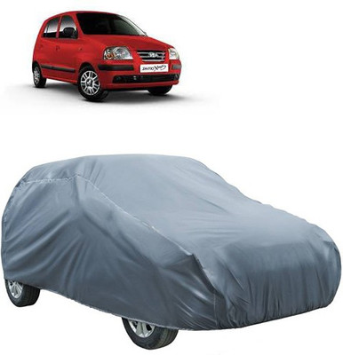 Royalrich Car Cover For Hyundai Santro Xing (Without Mirror Pockets)(Grey)