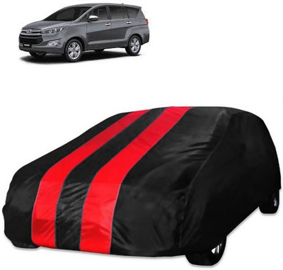 Purpleheart Car Cover For Toyota Innova (Without Mirror Pockets)(Red, Black)