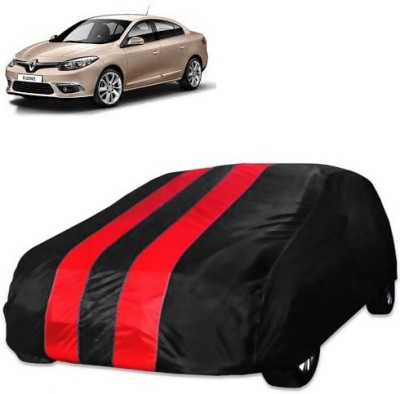 Purpleheart Car Cover For Renault Fluence (Without Mirror Pockets)(Red, Black)