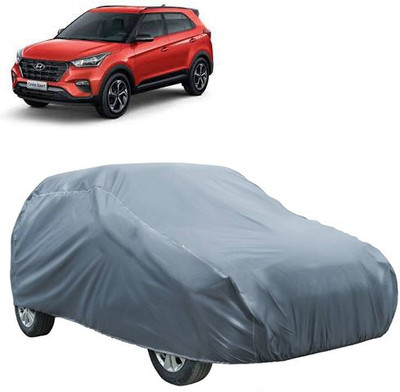 QualityBeast Car Cover For Jeep Compass (Without Mirror Pockets)(Grey)
