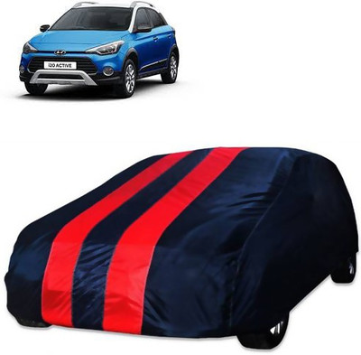 Royalrich Car Cover For Hyundai i20 Active (Without Mirror Pockets)(Blue, Red)